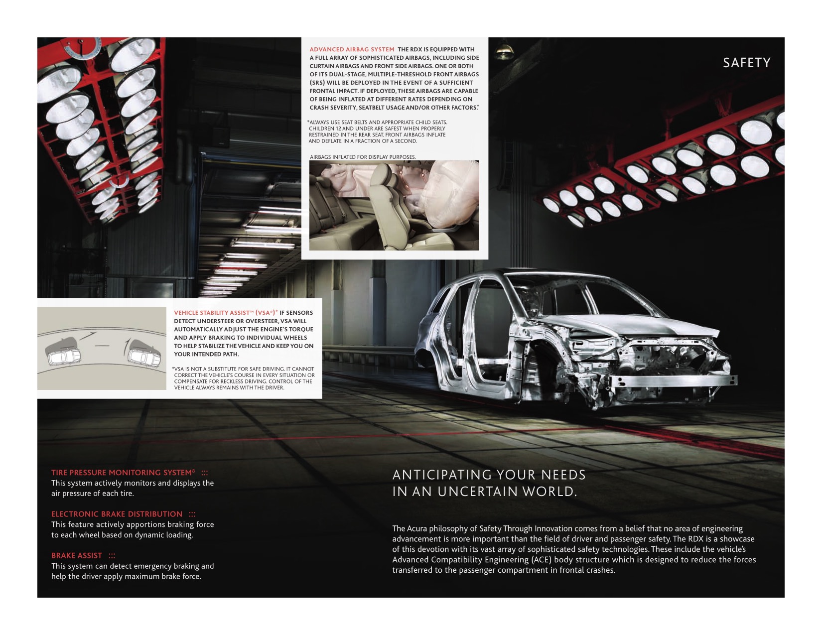 2011 Acura RDX Brochure Page 8